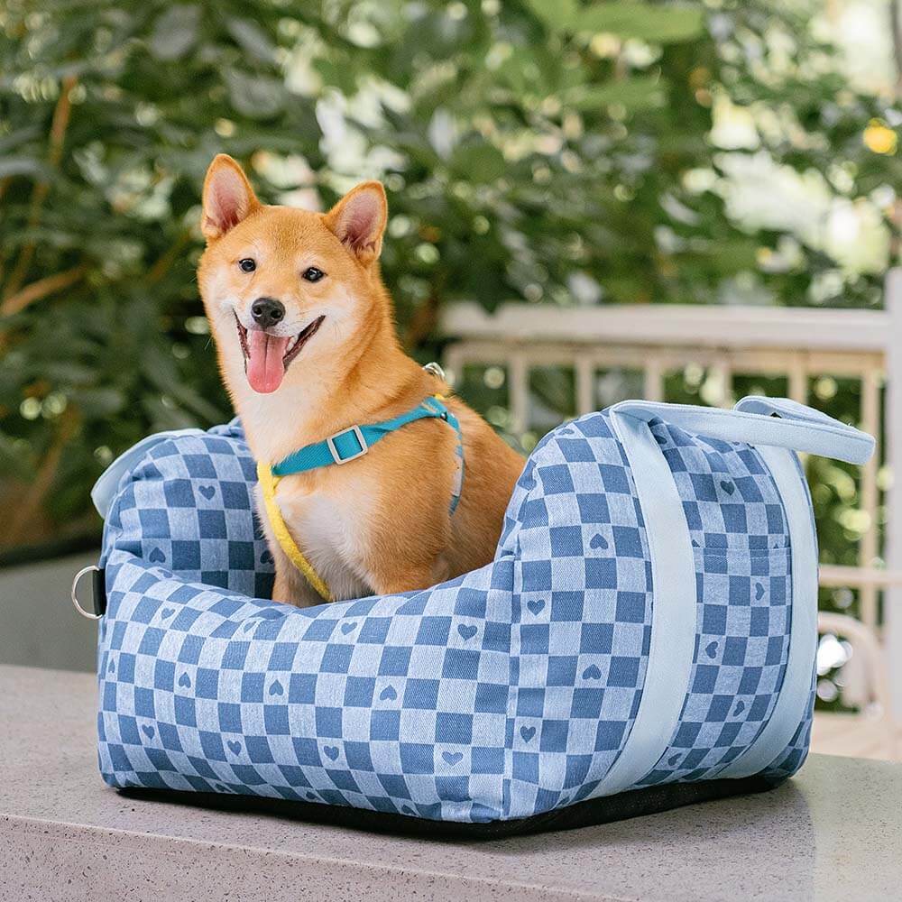 Portable Leisure Outing Pet Bolster-Dog Car Seat Bed