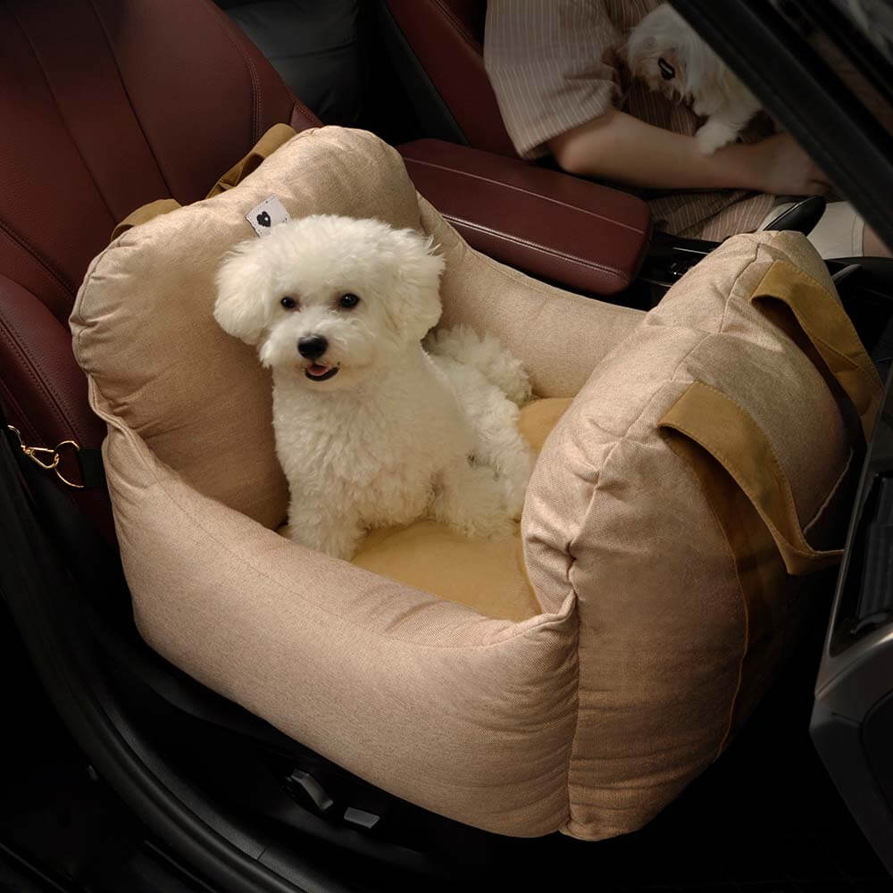 Portable Leisure Outing Pet Bolster-Dog Car Seat Bed