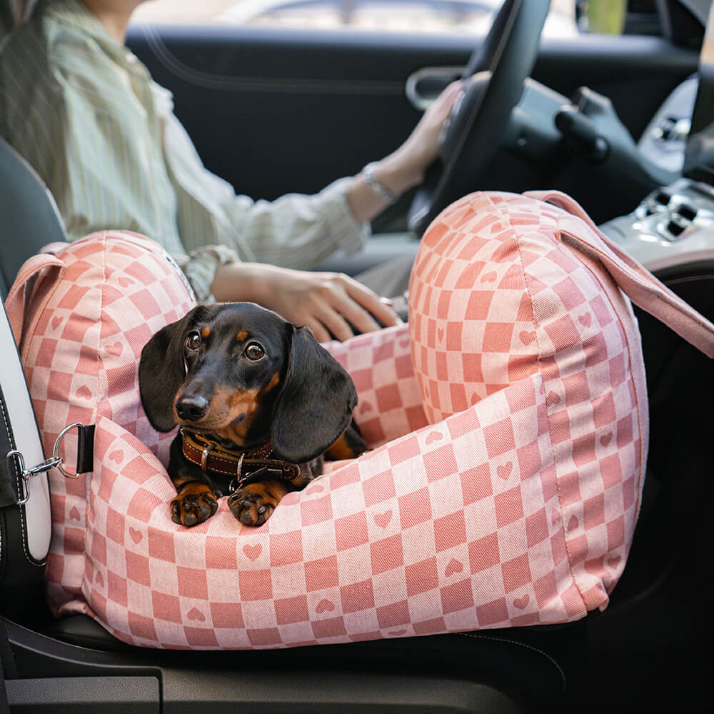 Portable Leisure Outing Pet Bolster-Dog Car Seat Bed